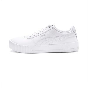 PUMA car a leather soft foam sneakers
